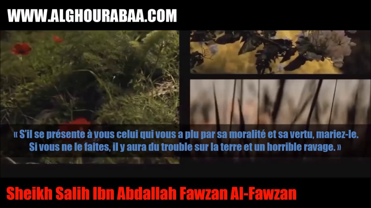 Choisir le mari vertueux pour ma fille…[Shaykh Salih al-Fawzan]