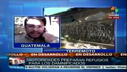 Damnificados guatemaltecos por sismo piden la demolición de sus casas