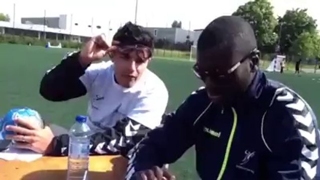 Guillaume Crepain et Ibrahima Sall, joueurs du Tremblay en France Handball en LNH, vous invitent à venir sur le Sandball Tour 2014!