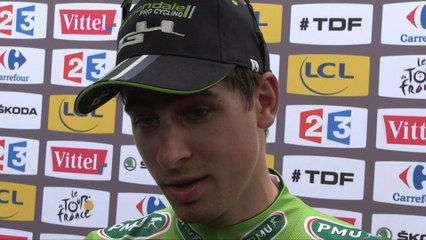Tour de France 2014 - Etape 4 - Peter Sagan : "Je suis tombé à 15 kilomètres"