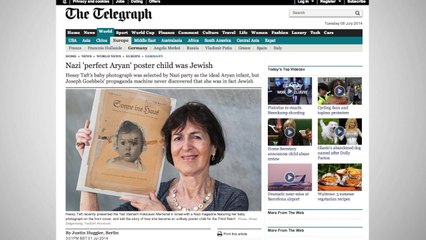 Aryan Child Used In Nazi Propaganda Was Jewish