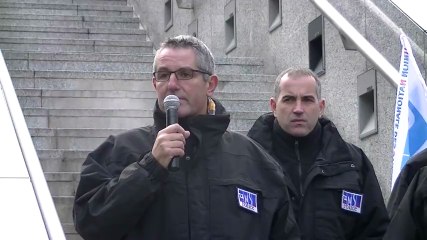 Rassemblement UNSA Police "Budget 2014 HONTEUX!", discours de Philippe CAPON