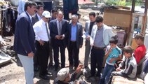 MV.Orhan Atalay-BLD.BŞK. Faruk Köksoy,  hortum da evleri zarar gören vatandaşlarla görüştü