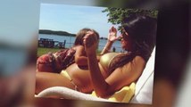 Kourtney Kardashian Flaunts Her Baby Bump in a Bikini