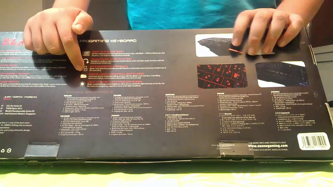 ► Clavier Gaming Ozone Blade - Unboxing et présentation !