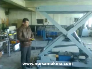 hidrolik platform ( 3 tonluk ) ( Nursa Makina )
