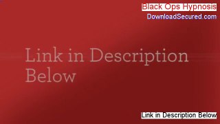 Black Ops Hypnosis Reviews (Legit Review)