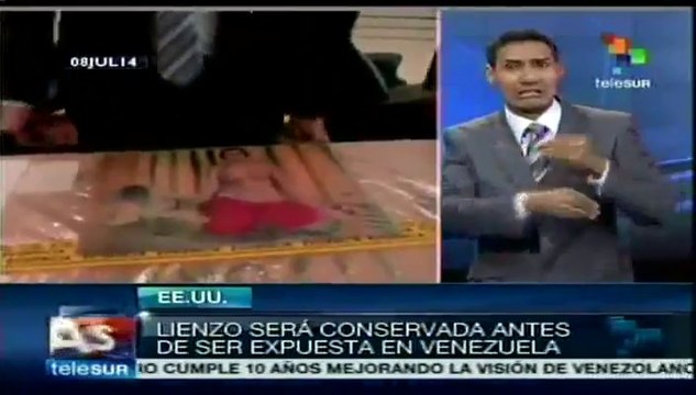 Venezuela: recuperan pintura robada La Odalisca con pantalón rojo