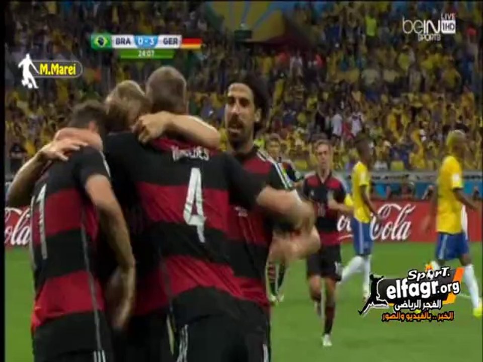 هدف ألمانيا الثالث في البرازيل 3-0 | تعليق رؤوف...