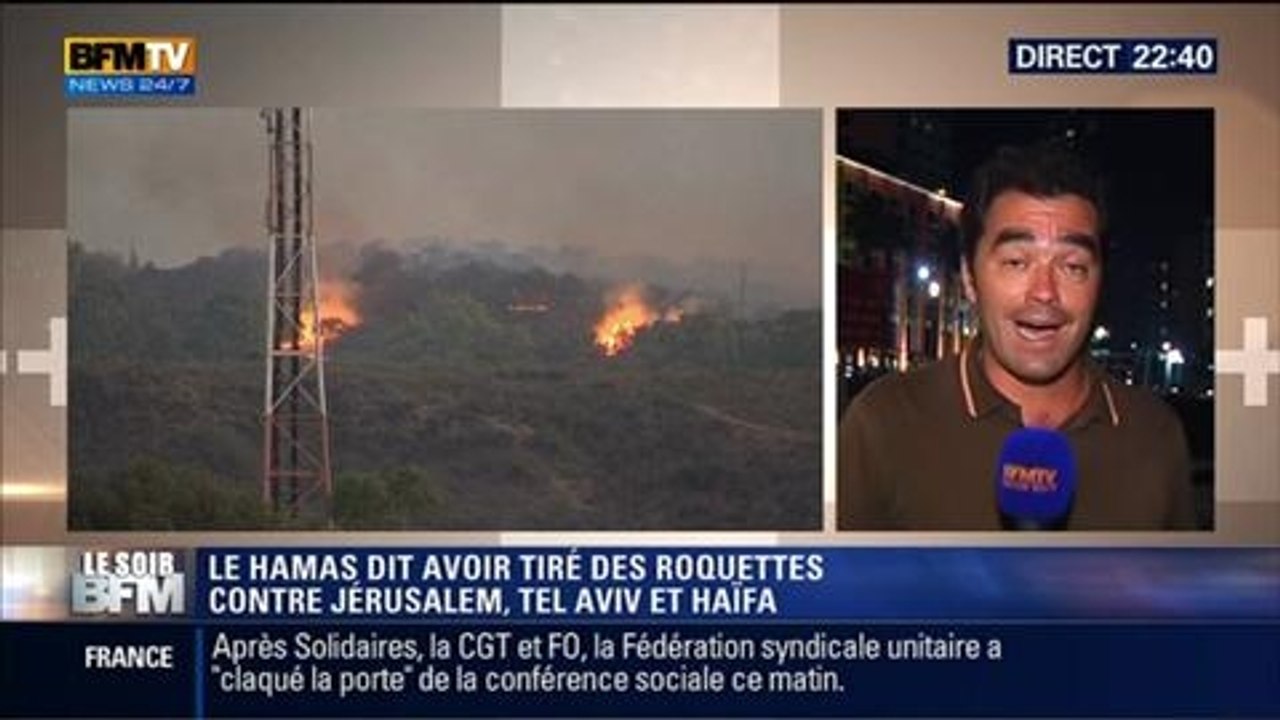 Le Soir BFM: Conflit israélo-palestinien: Israël lance l'opération militaire "Bordure Protectrice" - 08/07 3/5