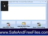 Get Convert Multiple PDF Files To Excel Files Software 7.0 Activation Key Free Download