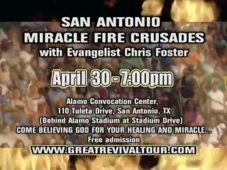 IGNITE THE FIRE TOUR / EVANGELIST CHRIS FOSTER / WWW.IGNITETHEFIRETOUR.COM