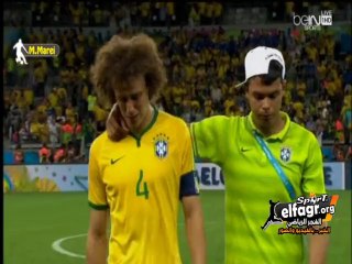 دموع لاعبي البرازيل بعد توديع المونديال بفضيحة !