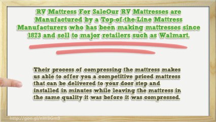 Home Quality Mattresses Made For RV's