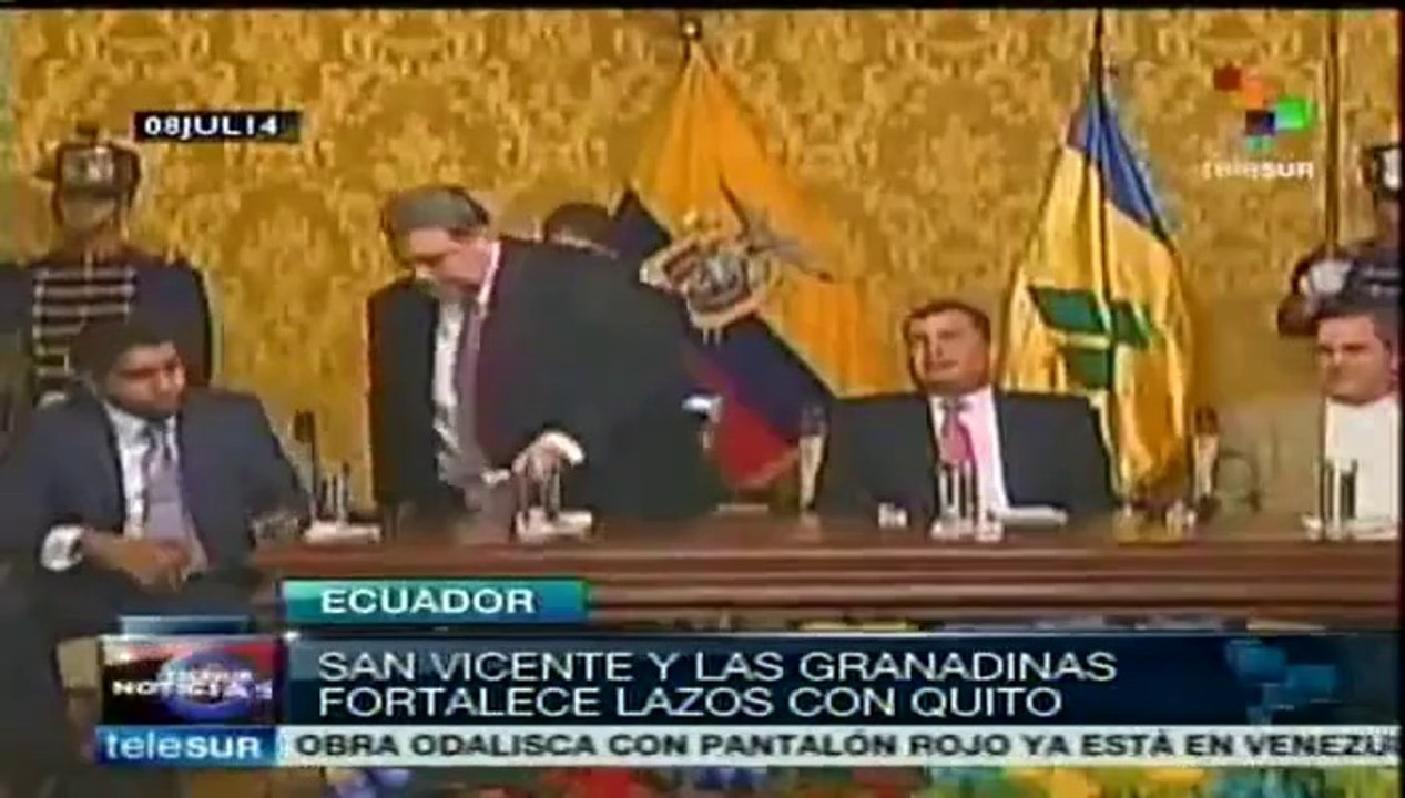 Ecuador fortalece lazos con sSn Vicente y las Granadinas
