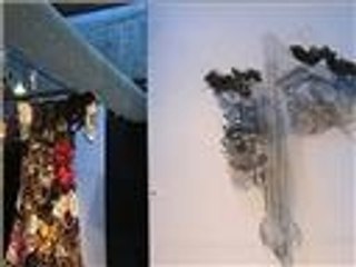 معرض فني في بيروت للوحات ومنحوتات من النفايات