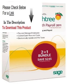 [Get] Download Sage Peachtree Pro Accounting With Payroll 2011 [OLD VERSION]