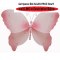 Best Price Hanging Butterfly Pink Crystal Nylon Butterflies Decorations - Decorate for a Baby Nursery Bedroom, Girls Room Ceiling Wall Decor, Wedding Birthday Party, Bridal Baby Shower, Bathroom. Kids Childrens Butterfly Decoration 3D Art Craft Review