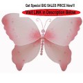 Best Price Hanging Butterfly Pink Crystal Nylon Butterflies Decorations - Decorate for a Baby Nurser