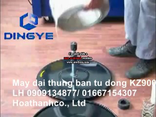 Hướng dẫn máy đóng đai thùng KZ90, máy xiết dây đai, máy đai niềng thùng