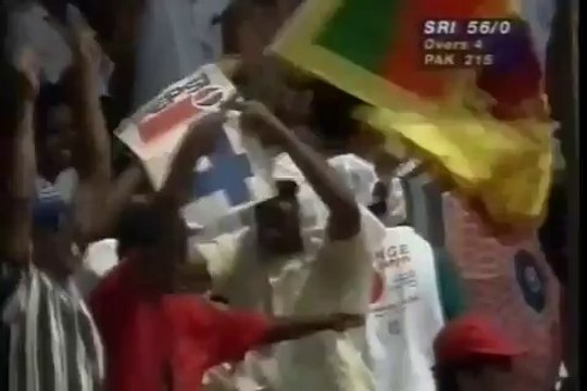Sanath Jayasuriya 76 off 28 balls FASTEST 50 EVER! vs Pakistan 1996_x264