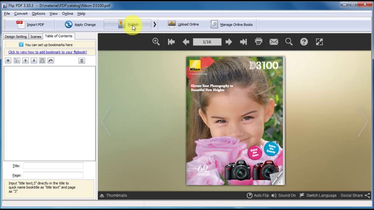 A-PDF to Flash - Great PDF to Flash Converter for users to generate flash publication from PDF.