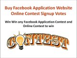 Buy Facebook Application Website Online Contest Votes