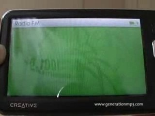 Test Creative Zen vision:w generationmp3