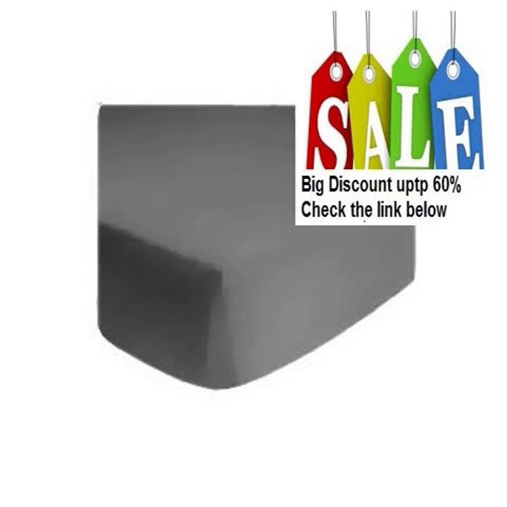 Best Price SheetWorld Fitted Portable / Mini Crib Sheet - Dark Grey Jersey Knit - Made In USA Review