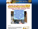 Discount on Beer Brewing Made Easy ~ High Conversions Huge Market - With Video!