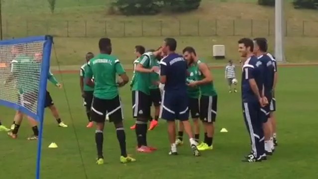 Προπόνηση Παναθηναϊκού στην Πολωνία