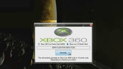 [Free] Xbox 360 Live Point Generator (Working as of 12_25)