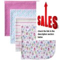 Best Price Gerber Baby-Girls Newborn 4 Pack Flannel Receiving Blanket - House Review