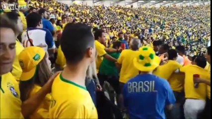 Επεισόδια μετά τη συντριβή της Βραζιλίας