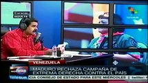Pdte. Maduro rechaza campaña de extrema derecha contra Venezuela