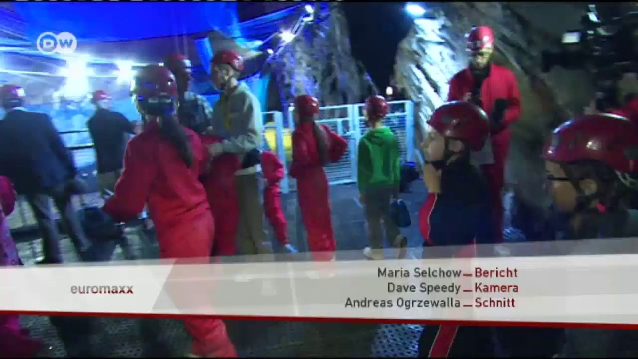 Das weltweit größte Höhlen-Trampolin | Euromaxx