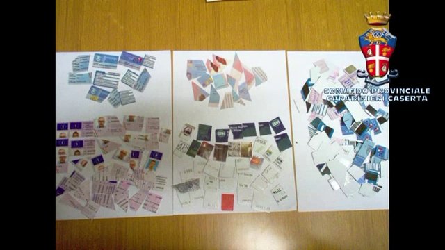 Caserta - Truffe con documenti falsi, 40 arresti (09.07.14)