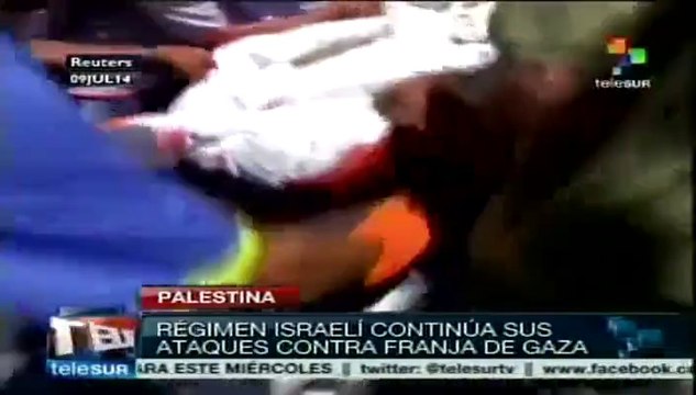Israel bombardea 160 objetivos en la Franja de Gaza