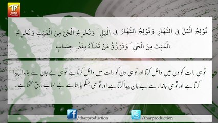 Surah Al Imran - Ayat 27 - Tilawat - Urdu Translation