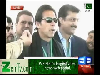 After 35 punctures Tube must be changed - Imran Khan Talks outside