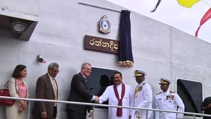 Australian government hands navy boats to Sri Lanka