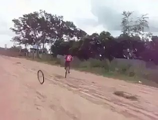 what happened when one wheel of bicycle is open.