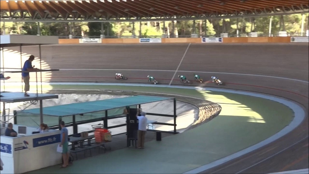 piste Hyères 5 juillet 2014 minimes finale Keirin