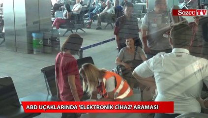 ABD uçaklarında 'elektronik cihaz' araması