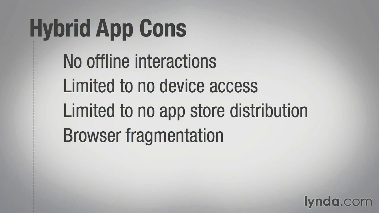 Lynda - Mobile Marketing Fundamentals Tutorial App type considerations
