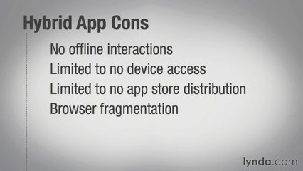 Lynda - Mobile Marketing Fundamentals Tutorial App type considerations