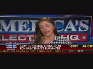 Huntsman Daughter on Kelly File (clip)