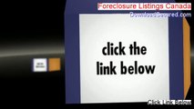 Foreclosure Listings Canada PDF [foreclosure listings toronto canada 2014]