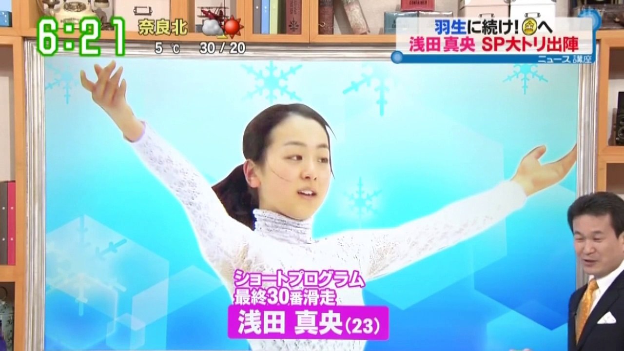 2/18 女子SP前会見＆滑走順ドロー　すまたん　（関西ローカル）