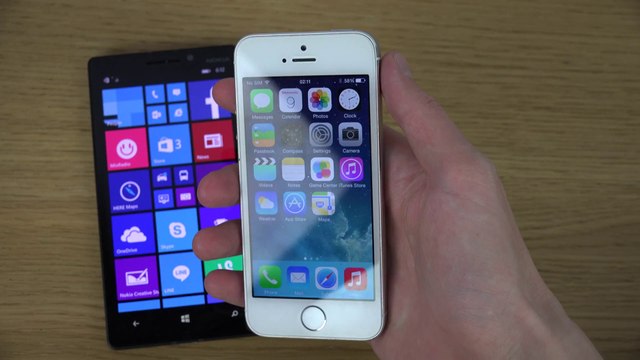 Nokia Lumia 930 vs. iPhone 5S - Review (4K)